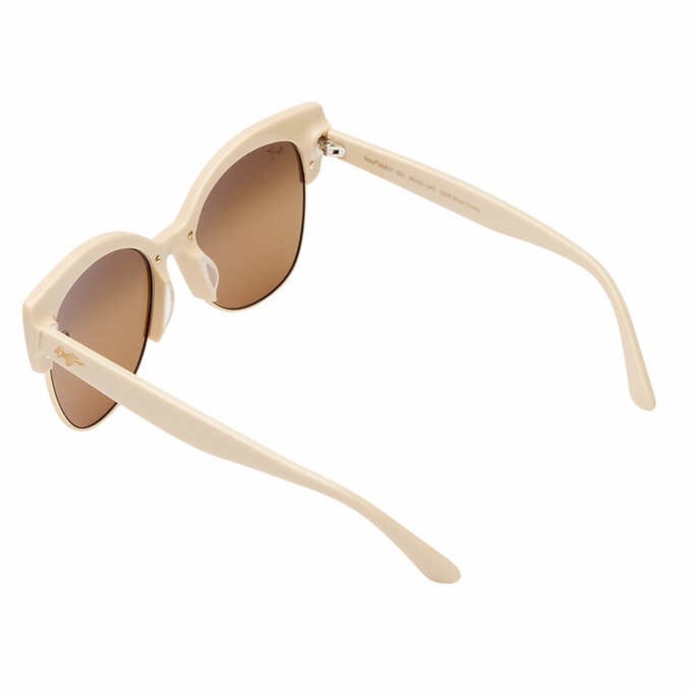 Maui Jim Mariposa HS817-22C Ivory with Gold HCL Bronze Polarized Sunglasses - Picture 3 of 4